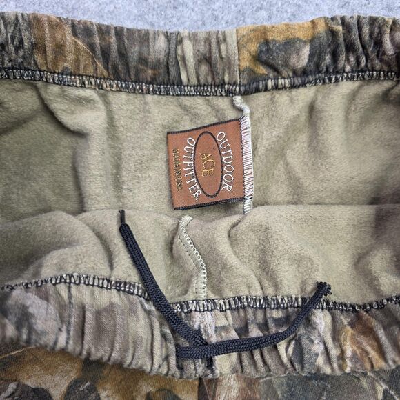 Ace Outdoor Outfitter Pants Mens Large Camo Fleece Lined Hunting Realtree USA - Picture 5 of 8